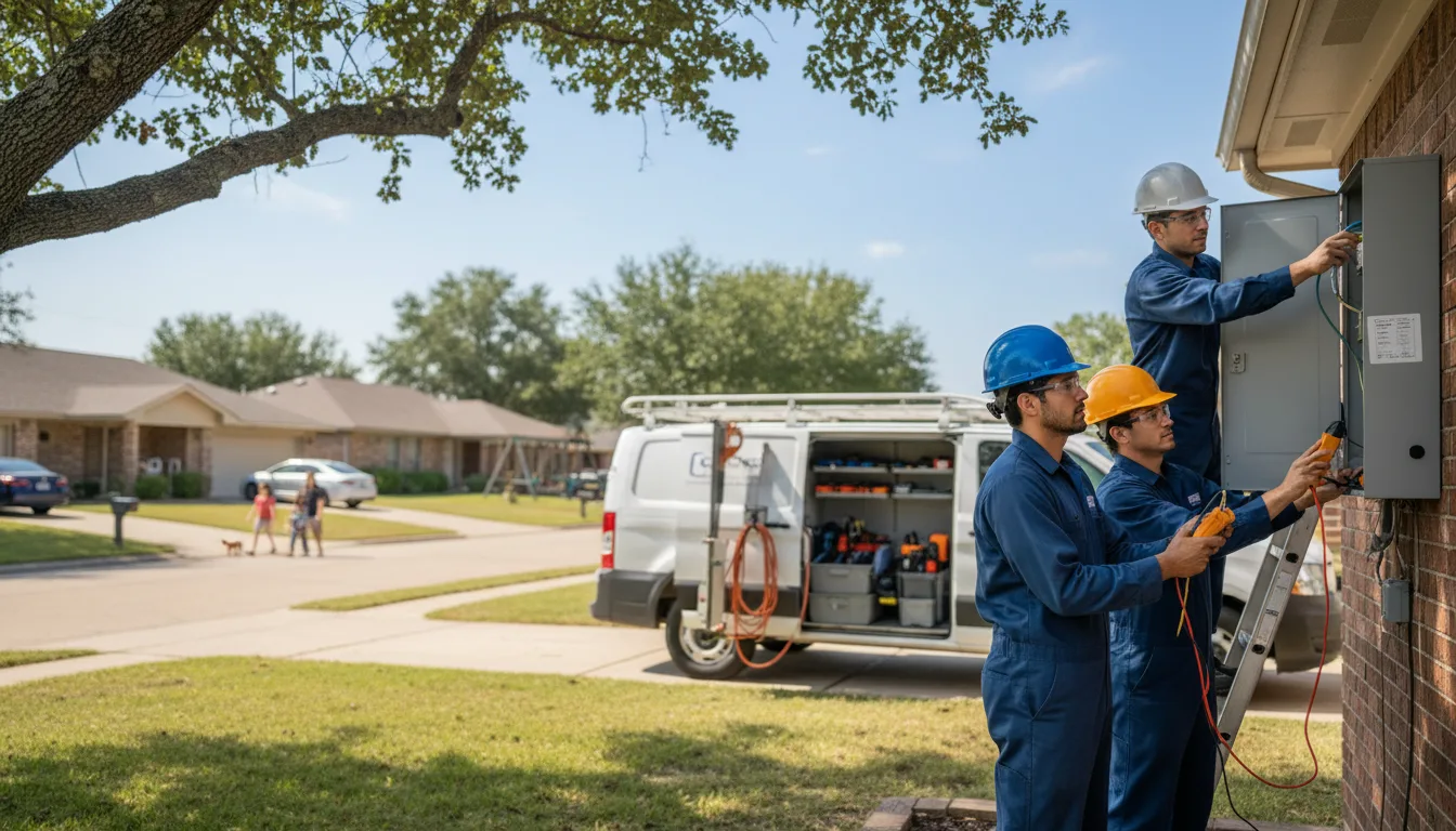 Certified electrician providing emergency electrical services in Camden, IN